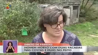 O homem estava descomposto