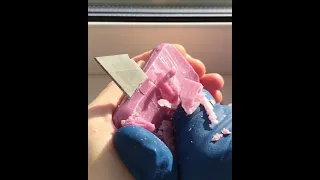 Fax asmr soap cutting 💜💜💜