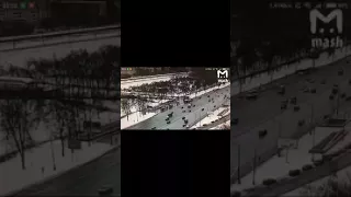 ПОЛНОЕ ВИДЕО аварии на Славянском бульваре