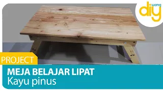 Membuat Meja Belajar Lipat Untuk Anak Full kayu Palet Jati Belanda Recycle