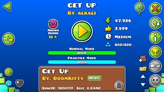 "Get Up" 100% (Medium Demon) by Alkali | Geometry Dash 2.2