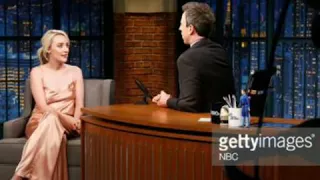 Saoirse Ronan Attends The Late Night with Seth Meyers