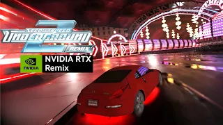 Need For Speed: Underground 2 RTX Remix (Work in Progress) - RTX 4080 4K 60 FPS Gameplay