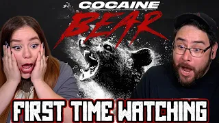 Cocaine Bear (2023) | MOVIE REACTION | Our FIRST TIME WATCHING | Higher than the average bear!