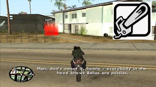 Cleaning the Hood with a Chainsaw - Sweet mission 2 - GTA San Andreas