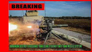 Ukrainian Destroy a Russian Z Tank using Stugna P anti tank missile system