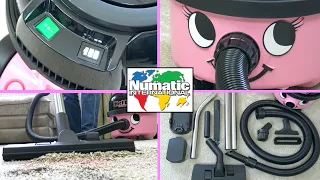 Numatic HEB160 Hetty Cordless Vacuum Cleaner Unboxing & Demonstration