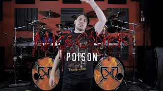 POISON - Alice Cooper | Drumcover by Adrián Berna