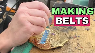 Making Pro-Wrestling Title Belts (w/ @wildcatchampionshipbelts)