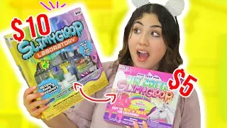 COMPARING BIG LABORATORY SLIME KIT VS NORMAL SLIME KIT $5 vs $10 kit | Slimeatory #168