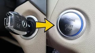 Mercedes. How to install start stop button