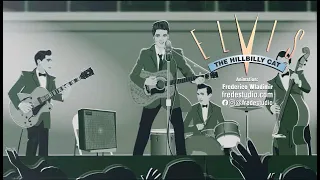 Elvis Presley-Hound Dog - Fan Animation (Stereo Studio Version ) HD