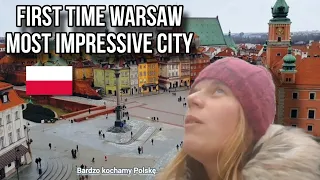 FIRST TIME IN WARSAW - Pierwszy raz w Warszawie, najbardziej imponujące miasto?!