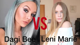 Dagi Bee VS Leni Marie Musical.ly Battle Compilation 🔥