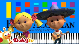 BabyTV  Mexican Dance Slow EASY Medium 4K Piano Tutorial