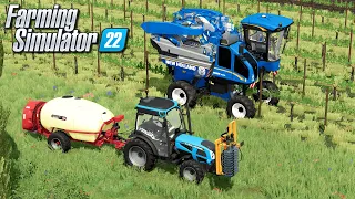 Uprawa WINOGRON 🍇 - Farming Simulator 22