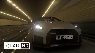 ø𝗻𝗲𝗵𝗲𝗮𝗿𝘁 𝘅 𝗿𝗲𝗶𝗱𝗲𝗻𝘀𝗵𝗶 - 𝘀𝗻𝗼𝘄𝗳𝗮𝗹𝗹 (𝘀𝗹𝗼𝘄𝗲𝗱) | 1 Hour Loop | Nissan GT-R R35