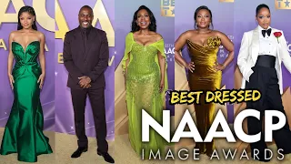 TOP 10 BEST DRESSED AT THE NAACP IMAGE AWARDS 2024!