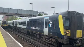 SWR class 444 007 at Poole