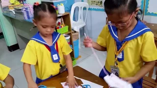 Oikos Helping Hand Learning Center (Arts & Craft time - Sewing of pants and Shirt)