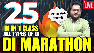 DI Marathon | 25 DI in 1 Class | DI Complete Marathon for All Bank Exams | All Types of DI | Harshal