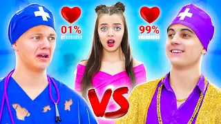 Богатый  VS Бедный Доктор В Больнице! Как Влюбить В Себя Доктора?