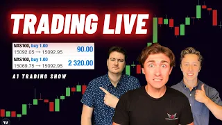 LIVE Trading GOLD, NAS100, EURUSD, GBPJPY & More! - NY Session Ft. @Eivindfx