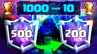 🔥ПУШ ТОП 200 МИРА! 1000 - 10 | 3 СЕЗОН • 2 СЕРИЯ | ХОГ 2.6 | КЛЕШ РОЯЛЬ/CLASH ROYALE