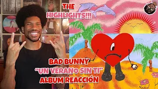 Bad Bunny "UN VERANO SIN TI" Album REACTION (HIGHLIGHTS) | Hip Hop Fan REACTS