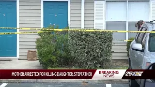 Mother arrested for killing daughter, stepfather