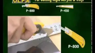 Ножи для резки пластика P 800, P 450 OLFA