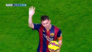 Historic Messi Hat-trick vs Sevilla (Home) 2014-15 English Commentary HD 1080i