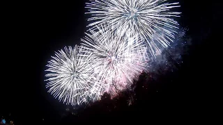 салют Прага 01.01.2018 (firework Prague 4k gopro)