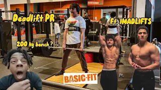 BASIC FIT GEEL SLOPEN | PR TIME 200 KG BENCH | ft. IMADLIFTS, OSAKIO9, | POWERLIFTING COMEBACK #004