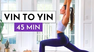 45 Min Vin to Yin Yoga - Full Body Yoga Flow