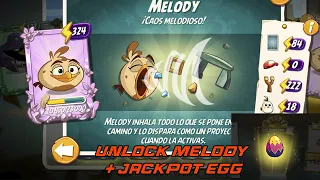 Angry Birds 2 AB2 | Unlock new MELODY Bird + Jackpot EGG in Tower of Fortune.