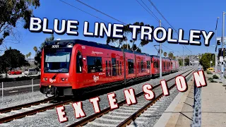 San Diego Trolley: NEW Blue Line UCSD Extension