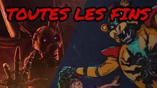 TOUTES LES FINS DE FNAF SÉCURITY BREACH (Vidéo temporaire)