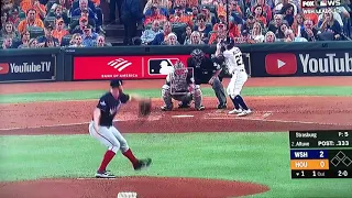 Jose Altuve Double World Series Game 2 Nationals vs Astros