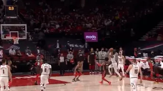 Monte’ Morris Buzzer Beater Running 3-point Shot vs Portland!