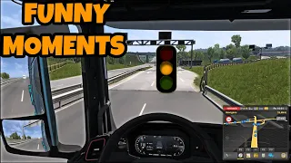 TRUCKERSMP - FUNNY MOMENTS #1 - ORANGE TRAFFIC LIGHTS