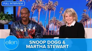 Snoop Dogg & Martha Stewart Full Interview on The Ellen Show