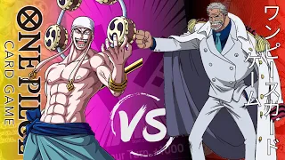 Monkey D. Garp vs Enel || One Piece Card Game