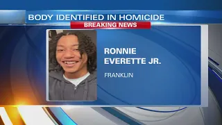 Missing Franklin teen’s body identified, death ruled as homicide