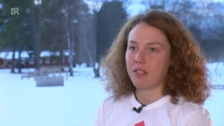 Östersund-2016. German girls before individual race