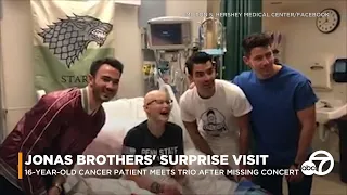 Jonas Brothers pay surprise visit to 16-year-old cancer patient at Pennsylvania hospital I ABC7