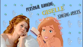 Disney Personal Ranking | Giselle's Singing Voices