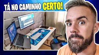 SETUP É HUMILDE, MAS BEM ARRUMADO - Setups humildes