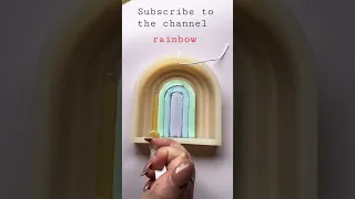 #art Rainbow candle making🌈🌈#candy #shorts
