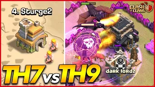 TH7 ATTACKS A TH9 IN CLAN WAR!! | 5v5 Clan War - Clash of Clans